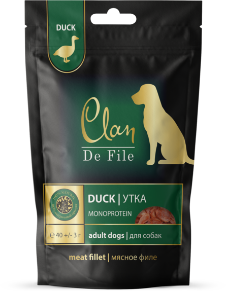 Clan De File Филе для взрослых собак всех пород (из утки) – интернет-магазин Ле’Муррр